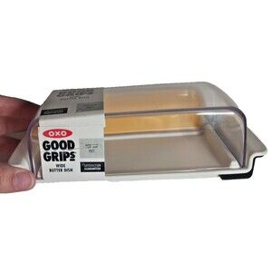OXO Good Grips Softworks Butter Dish: BPA Free, Dishwasher-Safe NEW Plastic